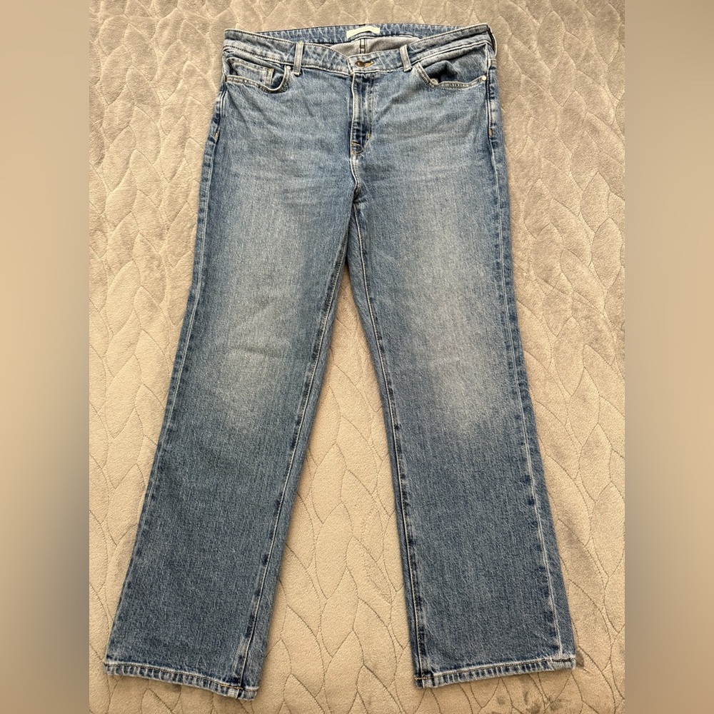 Treasure & Bond Mid Rise Straight Leg Ankle Jeans, size 32